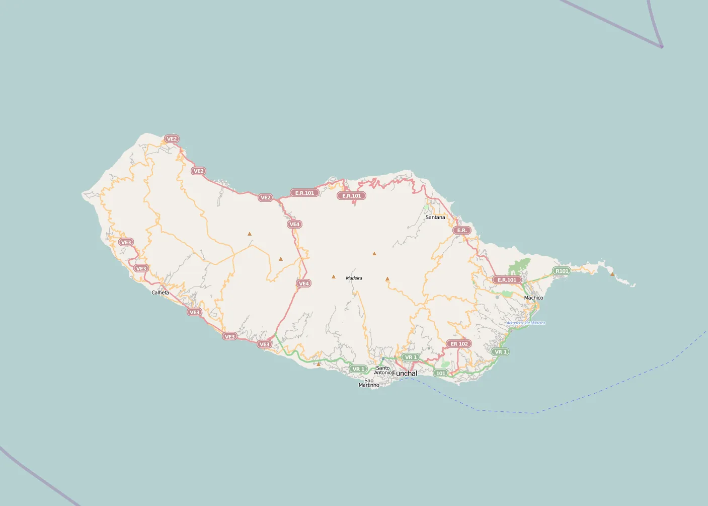 island of madeira map, Madeira